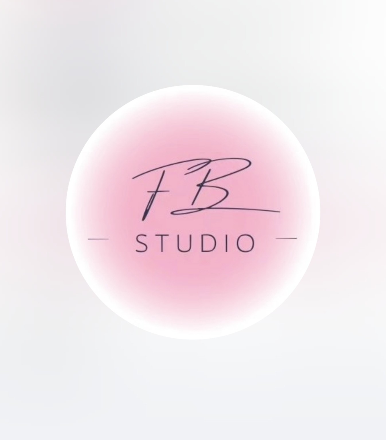 FB Studio, logo rosado del estudio